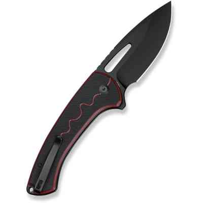 Нож Sencut Squiggy, Burgundy/Black G10, Darkwash (S24082A-3) Винница