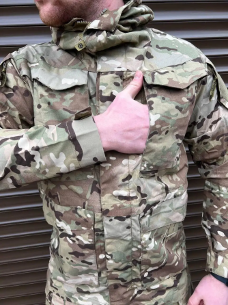 Тактичний комплект куртка парку Tactical Series та штани Yevhev G3 (Мультикам) XL Вінниця