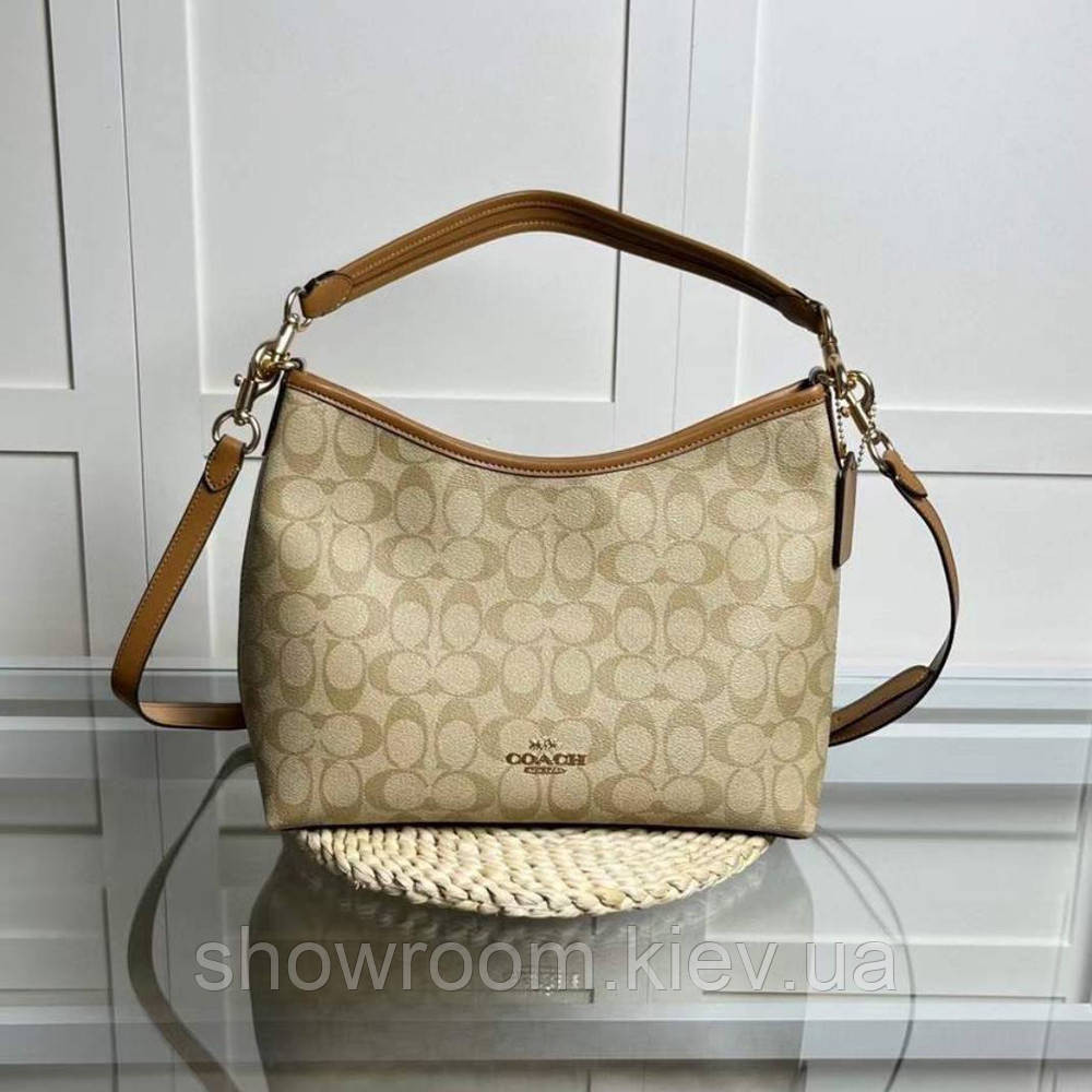 Жіноча сумочка на плече Coach Laurela коричнева Київ - фото 1