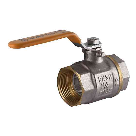 Кран шаровый прямой SOLOMON 1 1/4″ ВВ ЖР PN40 В1001 (000001495) Киев