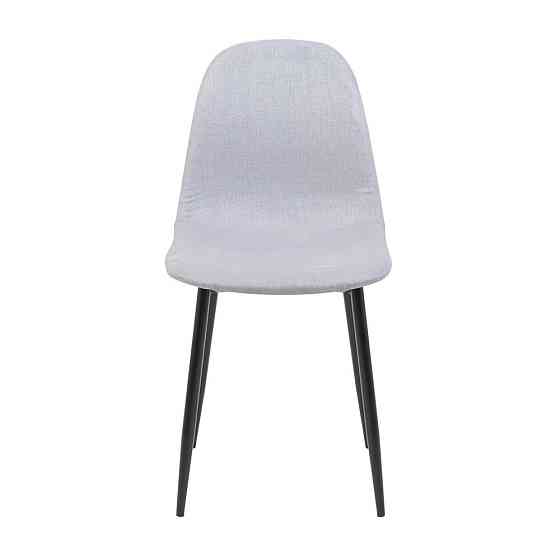 Стілець крісло м'який MacaoDesign U Sorrento 23 чорні ніжки Светло-серый Київ