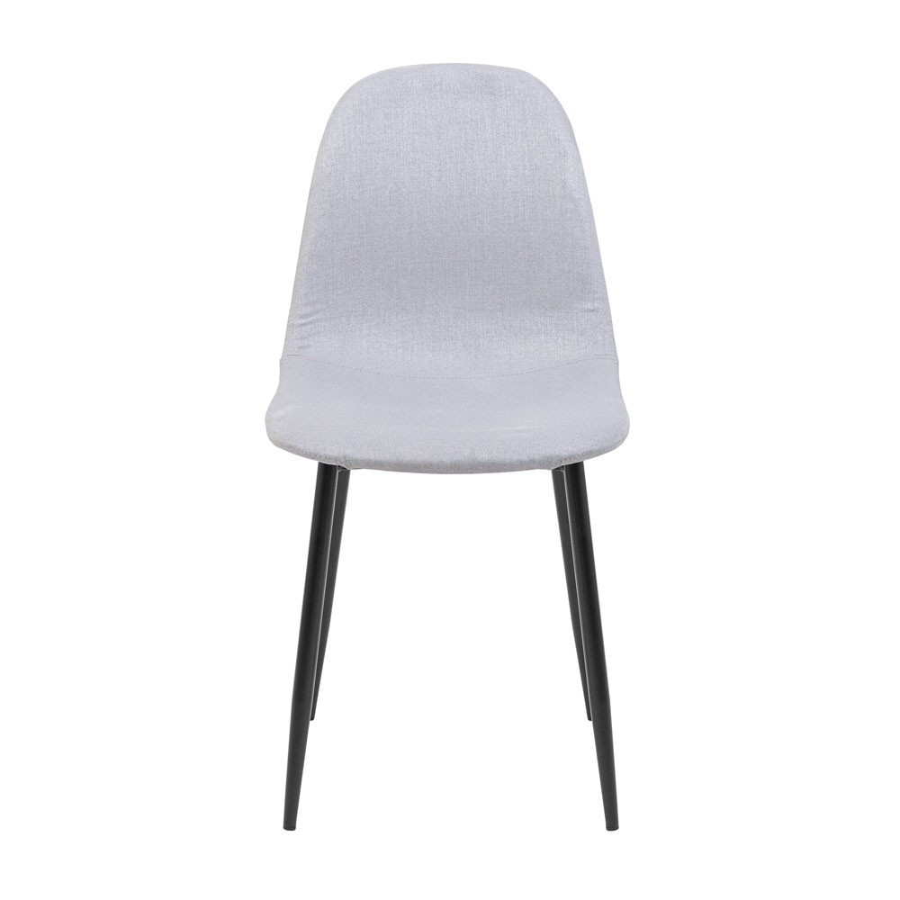 Стілець крісло м'який MacaoDesign U Sorrento 23 чорні ніжки Светло-серый Київ - фото 2