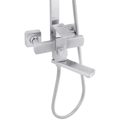 Душевой гарнитур Kroner Edelstahl Kubus-ESG063 + змішувач Edelstahl Kubus-ESG010 + змішувач Kroner Edelstahl Kubus-ESG05 (CVS30172) Винница - изображение 10