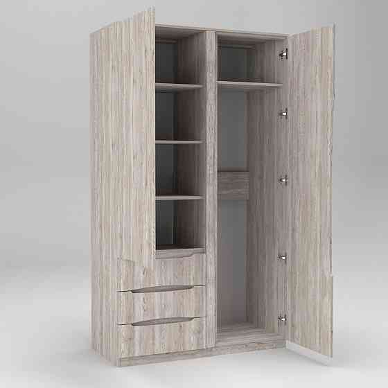 Шкаф Дельта 1, Самоа Димчастий, 1200х550х2100 Львов