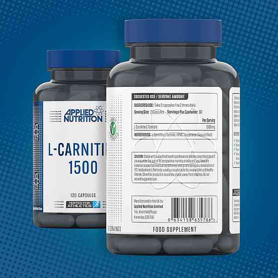 L-карнітин Applied Nutrition L-Carnitine 1500 mg 120 Capsules Луцьк