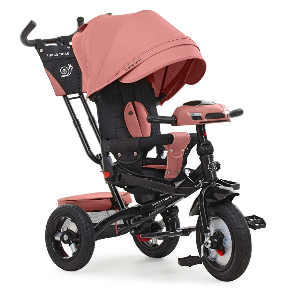 Дитячий триколісний велосипед MT 1007-7 персиковий Вінниця - фото 1