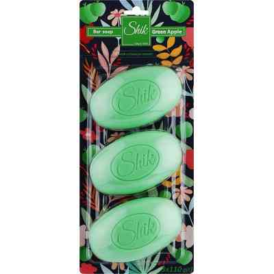 Тверде мило Shik Зелене яблуко 3 х 115 г (4820023360525) Вінниця