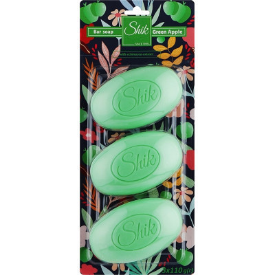 Тверде мило Shik Зелене яблуко 3 х 115 г (4820023360525) Вінниця - фото 1