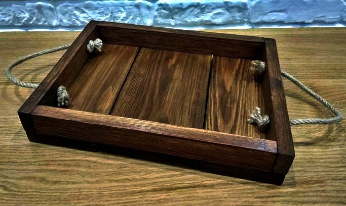 Поднос деревянный 