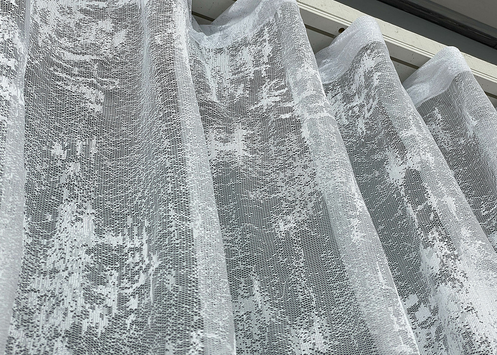 Тюль VR-Textil 701т Мармур Al-1 Жакард Білий 400х270 см (42-1025) Київ - фото 7