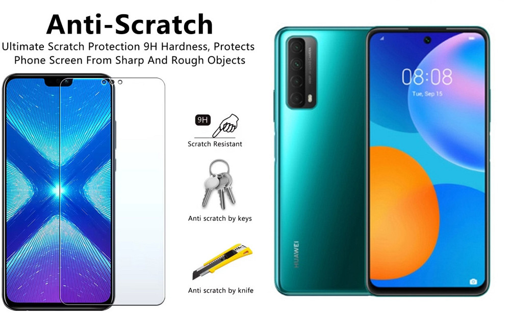 Защитное стекло NeoGlass для Huawei P Smart 2021 – ультрапрозрачное и устойчивое Киев - изображение 1