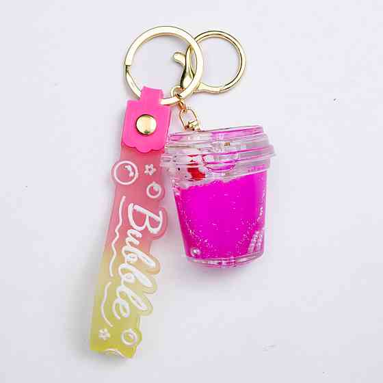 Дитячий брелок Hello Kitty Cup 4×4,5 (см) для ключів, на сумку і рюкзак HP-55-33HEART Київ