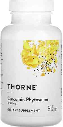 Куркумін, Curcumin Phytosome, Thorne, 1000 мг, 120 капсул Київ
