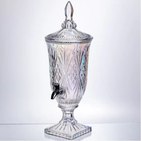 Лимонадниця Crystal Trinity 2 літри з краном для соку мохіто молока напоїв HP-19-301 Коломия