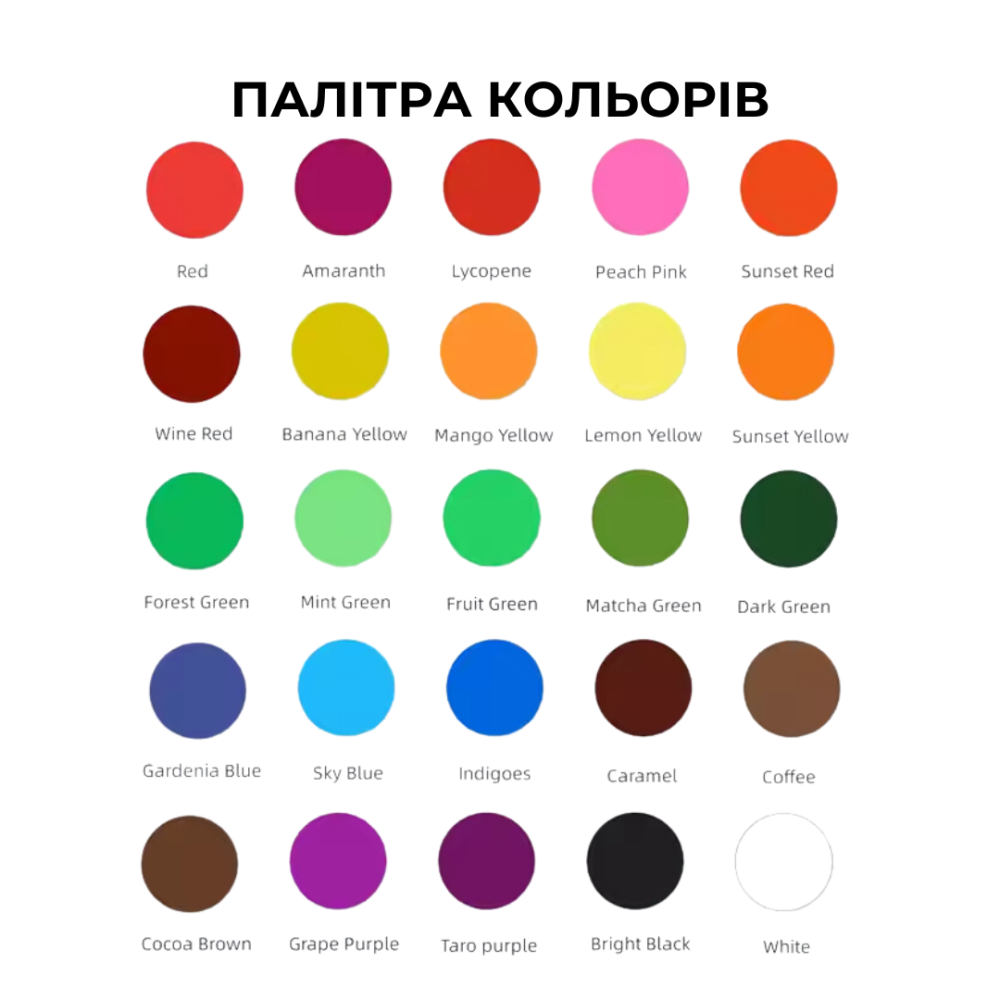 Пигменты для творчества, жидкие красители 24 цветов по 10 мл, водно-масляная основа Каменец-Подольский - изображение 3