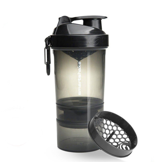 Шейкер спортивний SmartShake Original2GO 600ml Black Кам'янське - фото 2