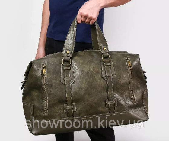 Чоловіча велика дорожня сумка David Jones (7920) хакі Київ