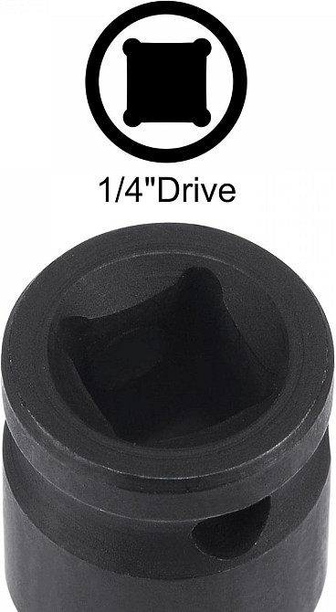 Головка 1/4" з насадкою Hex 4мм ударна F-2243204 Одеса - фото 3