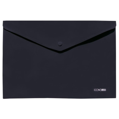 Папка - конверт Economix А4 180 мкм, непрозрачная, фактура "помаранч", черная (E31305-51) Винница - изображение 1