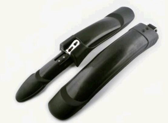 Крылья велосипедные (MTB) (черные, пластик, STANDART+) Мукачево - изображение 1