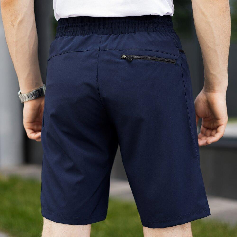 Темно-сині чоловічі шорти прямого крою Pobedov Vil'nyy Київ - фото 5