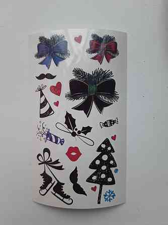 Тимчасове татуювання "Оленячі роги" - 10*6см Київ