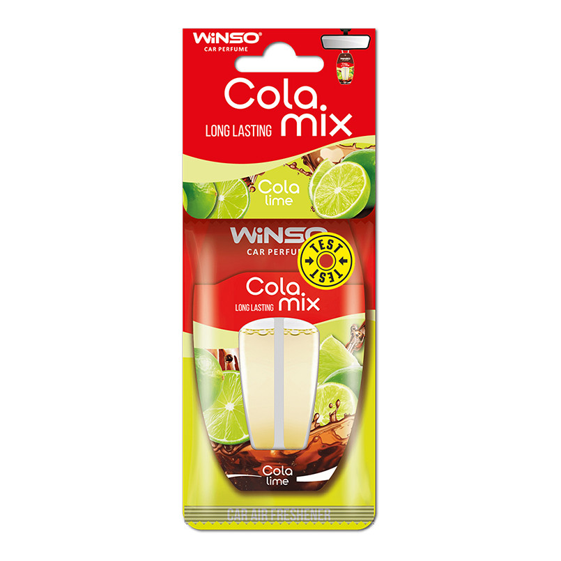 Ароматизатор з подвійною капсулою Winso Cola MIX - Cola & Lime Львів - фото 1