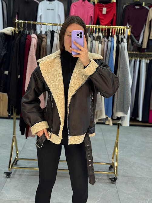 Жіноча стильна та тепла дублянка дублянка Одеса - фото 7