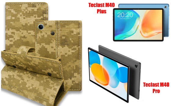 Книга-трансформер для планшета Teclast M40 Plus, M40 Pro, цвет Black Pixel Киев