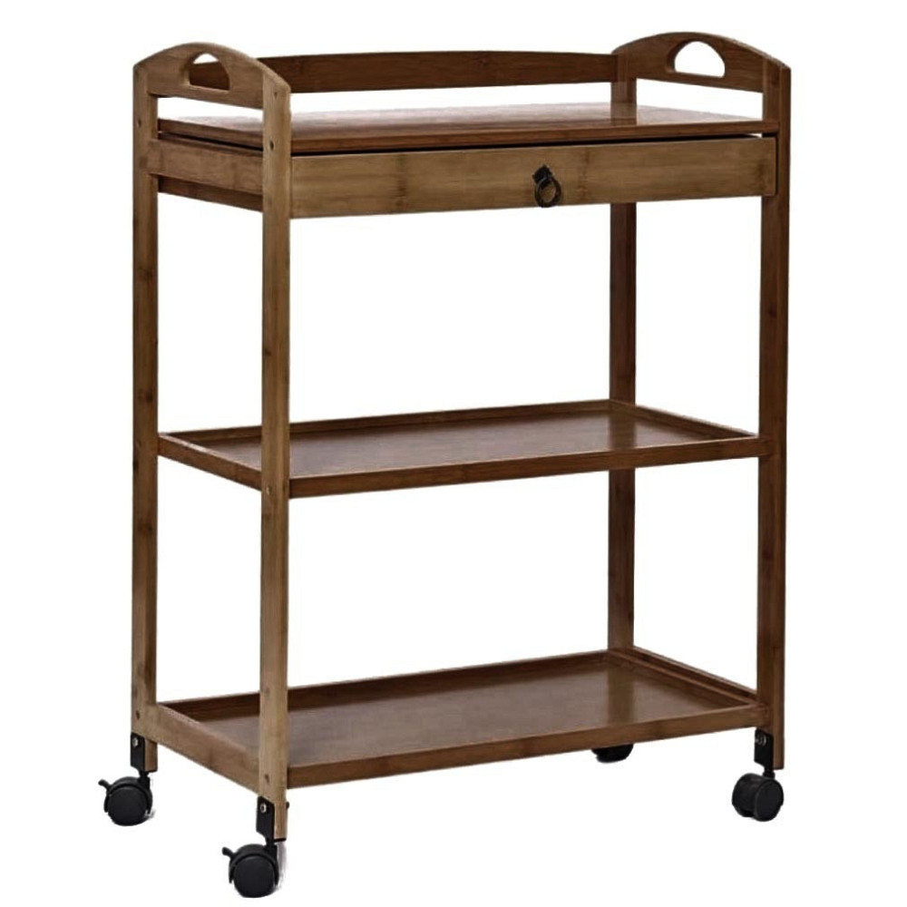 Етажерка для ванної на коліщатах "Грейшет" кориця Миколаїв - фото 1