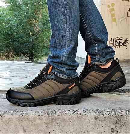Кросівки MERRELL ТЕРМО Gore-Tex Чоловічі Хакі Мерелл Гортекс (розміри: 41,42,43,44,45,46) Відео Огляд Дніпро