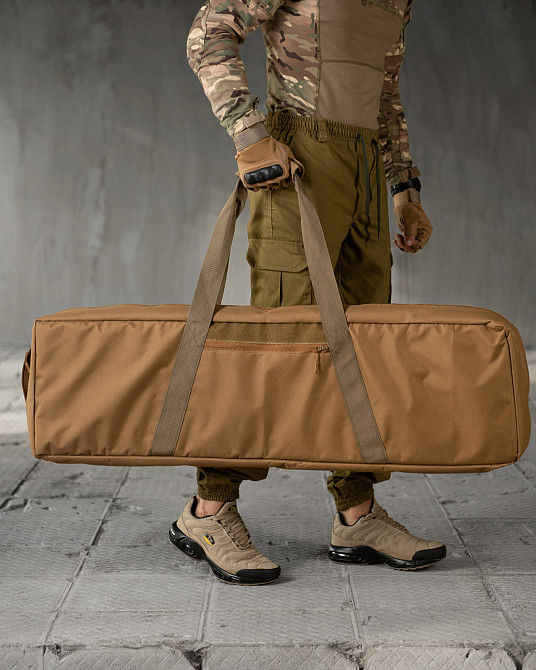 Сумка для переноски оружия хранения пиксель кейс для АК  АКС  AR  M-16 Койот Одесса - изображение 1