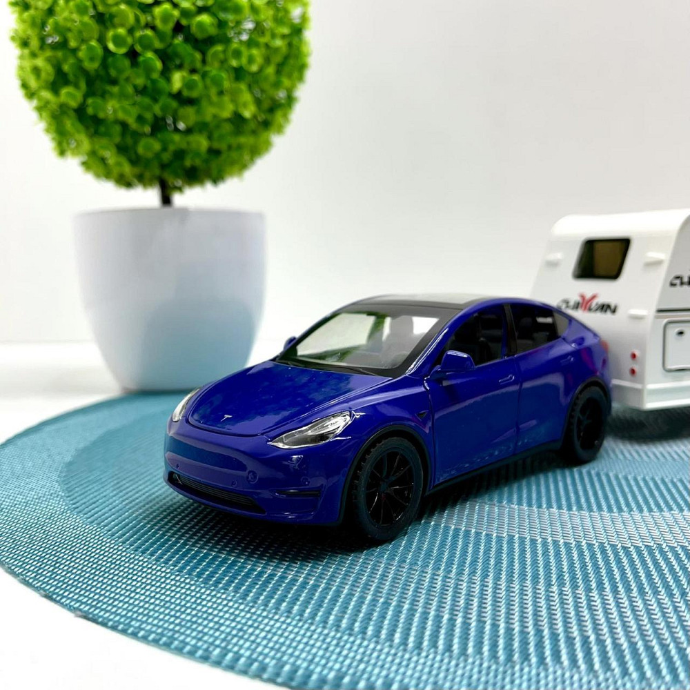 Машина з трейлером масштаб 1:32 інерція звук світло Синій (B21045) Чернігів - фото 3