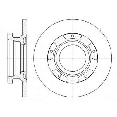 Тормозной диск REMSA 61107.00 Винница
