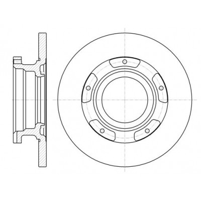 Тормозной диск REMSA 61107.00 Винница - изображение 1