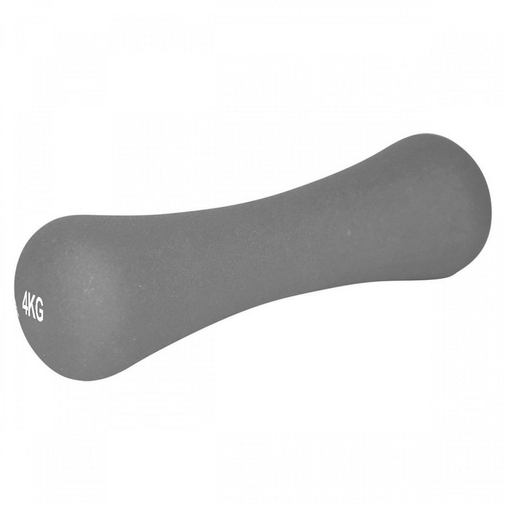 Гантелі неопренові PowerPlay 4126 Spartacus 2*4 кг. Сірі (пара - 2шт.) + Резинка для фітнесу 7,5кг Каменское - изображение 4