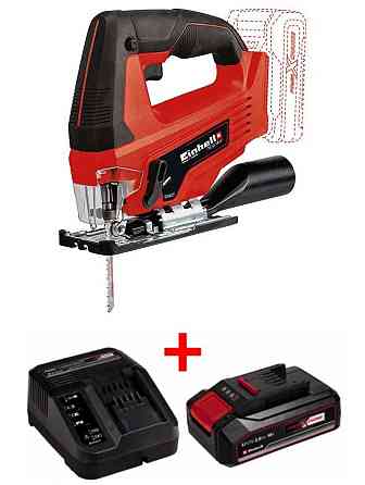 Профессиональный аккумуляторный лобзик ручной Einhell TC-JS 18 Li - Solo: 18В (акум 2.5 ампера и зарядка) Киев