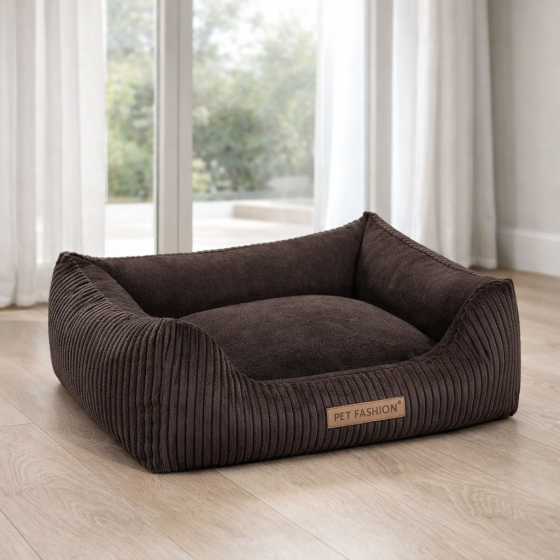 Лежак Pet Fashion DEVID для собак шоколадний 62*50*19 Киев