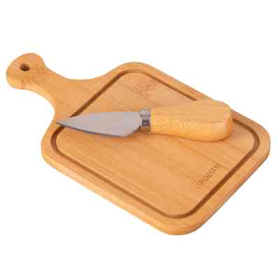 Доска для подачи Ardesto Midori, 2 предмети, 19х11х0.8см, бамбук, нержавіюча сталь (AR0936) Вінниця