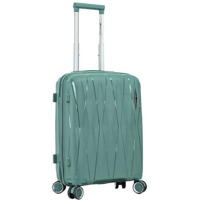 Чемодан полипропиленовый MADISSON 51103 малый 55 см зеленый Киев - изображение 2
