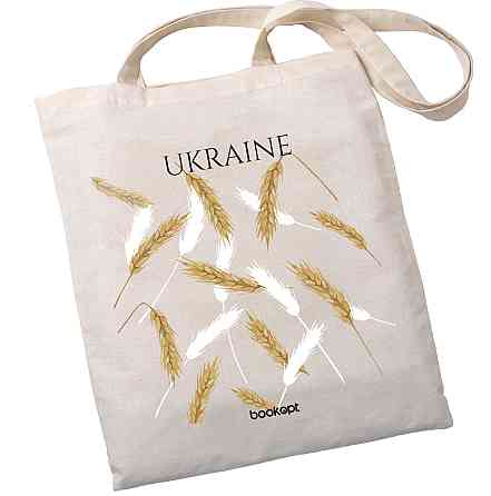 Екошопер BookOpt BK4007 Ukraine (Колоски) бежевий Киев
