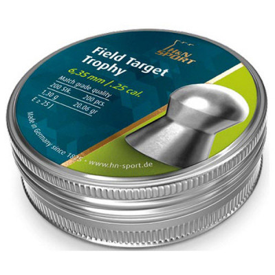 Пульки H&N Field Target Trophy 6,35 mm, 1,29 г, 200 шт/уп (92106350003) Винница - изображение 1