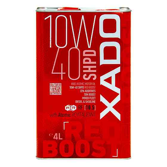Моторне масло Xado Atomic Oil Red Boost 10W-40 4л Львів