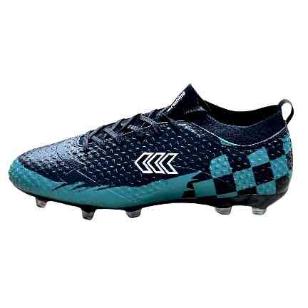 Бутси (копи) для футболу дорослі DMB24143-2 black-cyan р. 41-45 Вишнёвое
