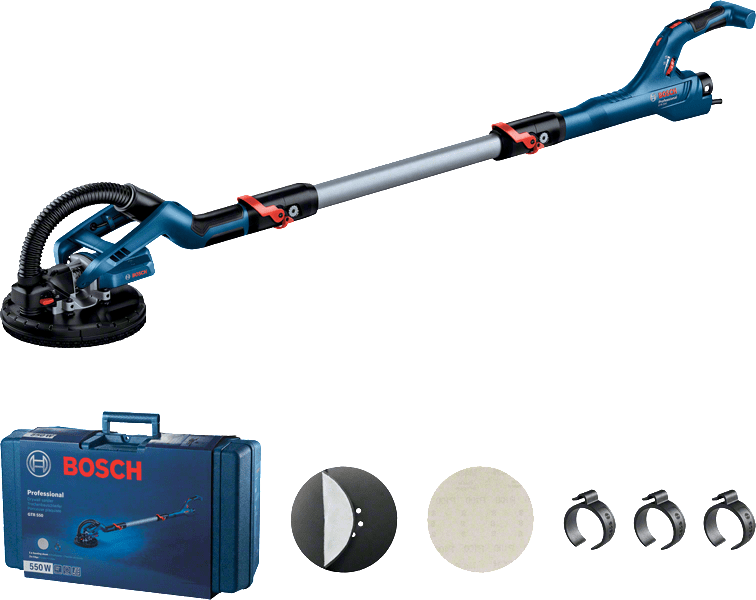 Шлифовальная машина для стен и потолка (жираф) Bosch GTR 550: 550 Вт, 225 мм (06017D4020) Киев - изображение 1