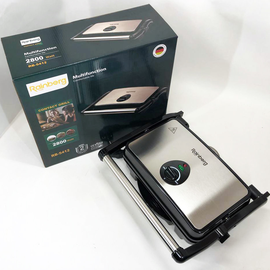 Сендвичница бытовая электрическая, Электрический гриль для мяса, Грильница для стейков LW-60 Львов - изображение 9