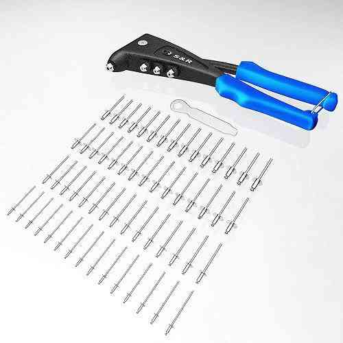 Заклепувальний ключ S&R 284302902 Профі в наборі із заклепками Одеса