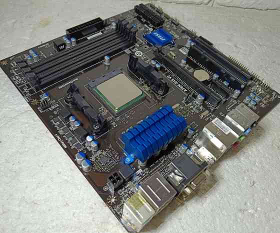 КОМПЛЕКТ Материнка AMD MSI A78M-E45 V2 + процесор A8-7600 sFM2+ Харків