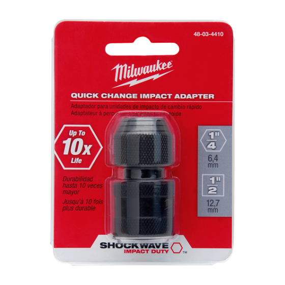 Переходник ударный ShW MILWAUKEE, с квадрата 1/2'' на 1/4’’ Hex Одесса