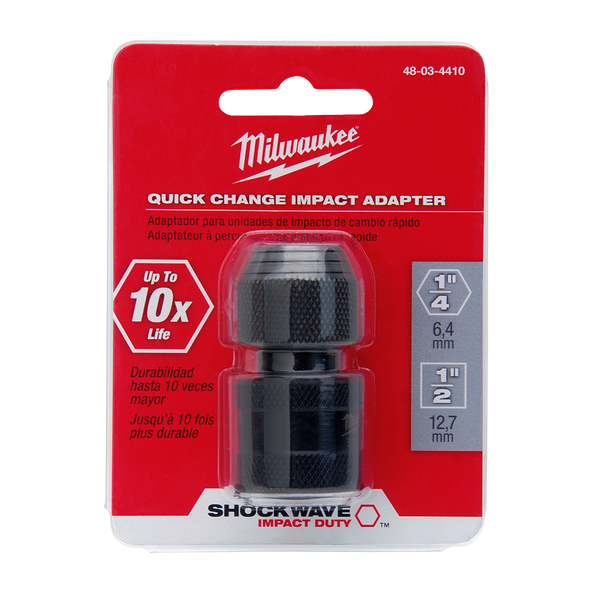 Переходник ударный ShW MILWAUKEE, с квадрата 1/2'' на 1/4’’ Hex Одесса - изображение 2